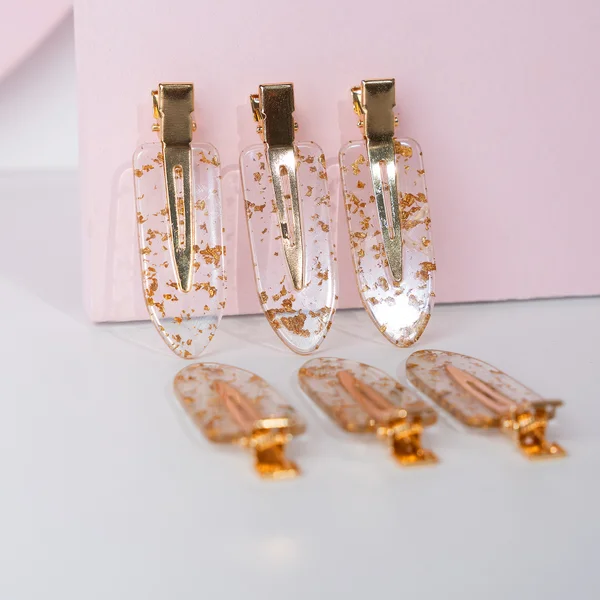 Brushworks Gold Flake No Crease Clips