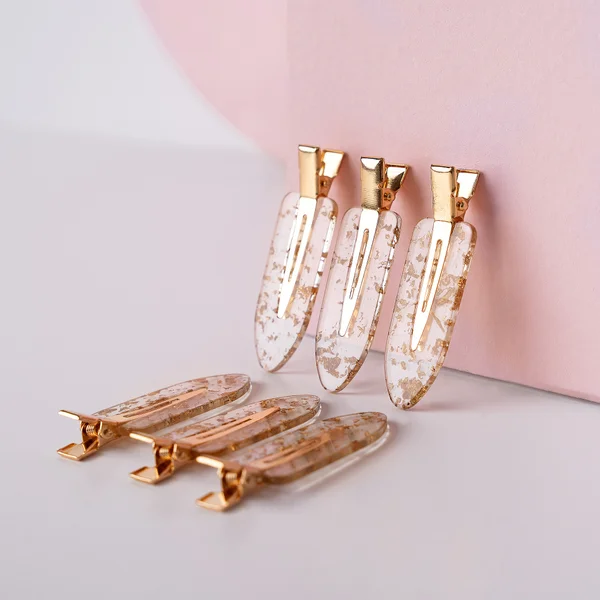 Brushworks Gold Flake No Crease Clips