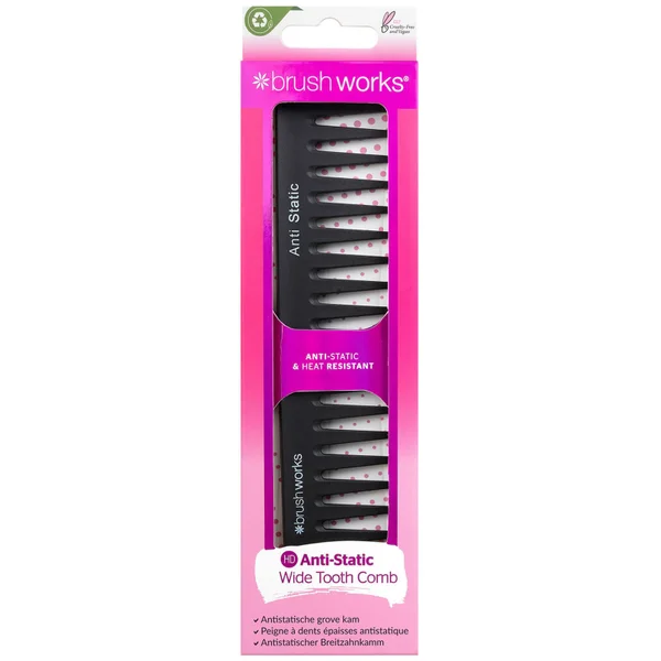 Brushworks HD Anti-Static Wide Tooth Comb