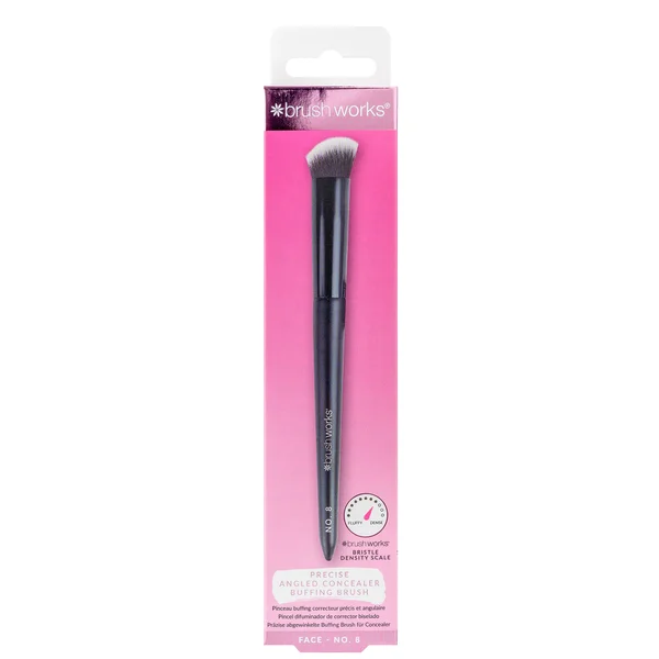Brushworks No. 8 Precise Angled Concealer Buffing Brush