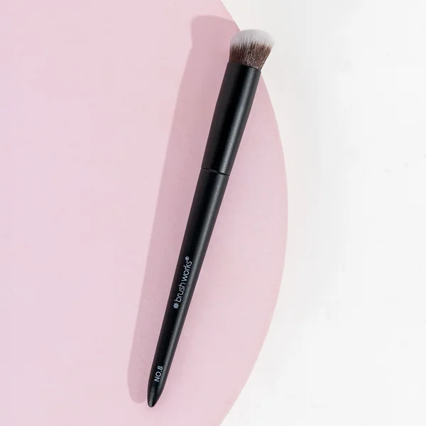 Brushworks No. 8 Precise Angled Concealer Buffing Brush