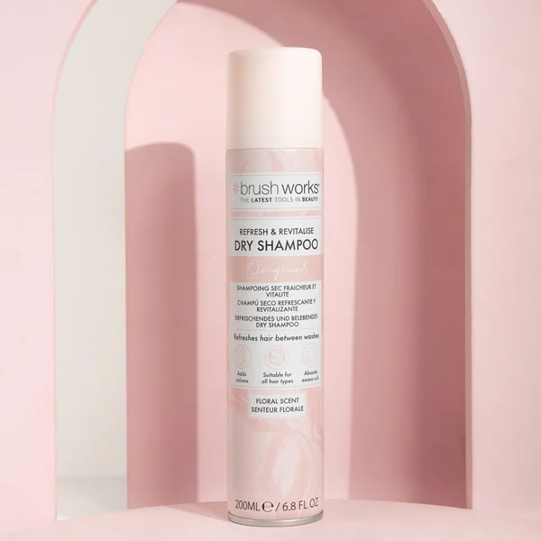 Brushworks Refresh & Revitalise Floral Dry Shampoo 200ml