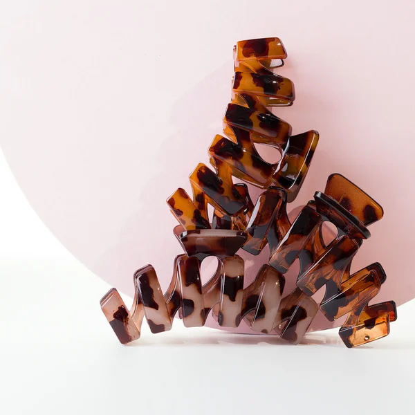 Brushworks Tortoiseshell Claw Clips - 3 Pack