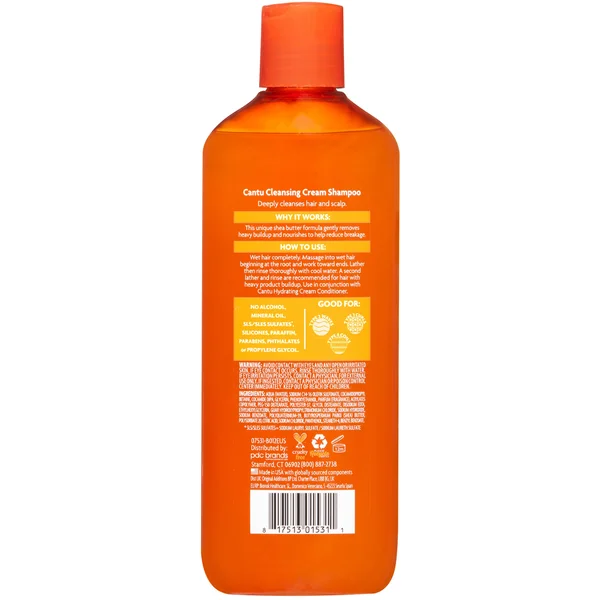 Cantu Shea Butter For Natural Hair Sulfate-Free Cleansing Cream Shampoo 400ml