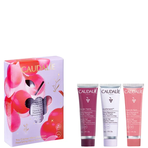 Caudalie Hand Cream Trio 90ml Set (Worth £15)