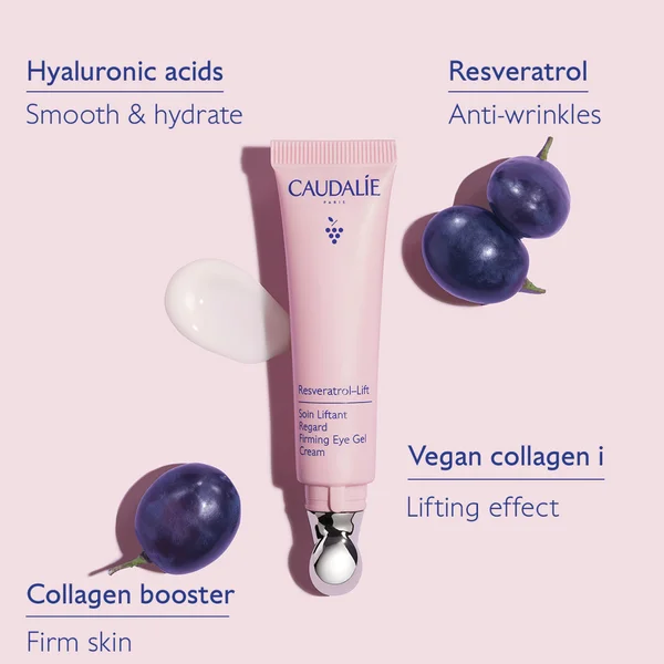 Caudalie Resveratrol-Lift Depuffing Eye Cream With Peptides 15ml