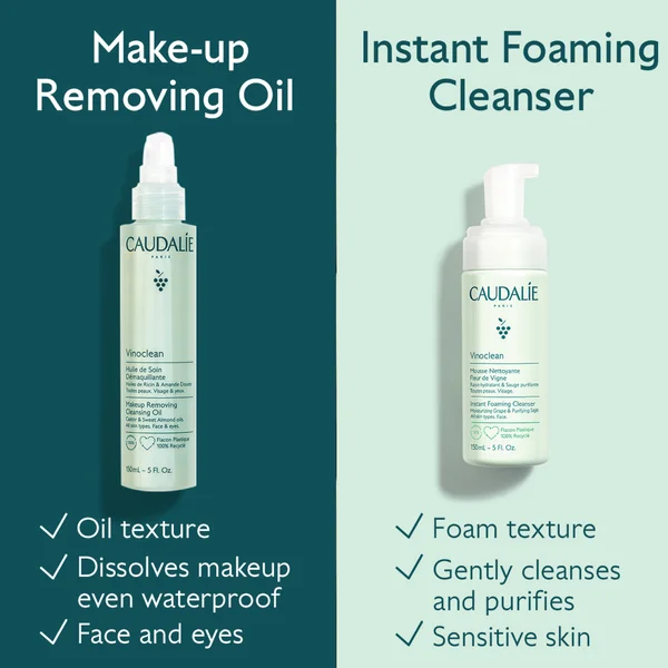 Caudalie Vinoclean Gentle Foam Cleanser 150ml