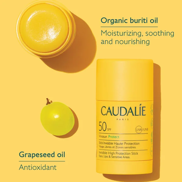 Caudalie Vinosun Protect Invisible High Protection Antioxidant Stick SPF50 15g
