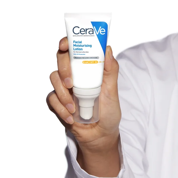 CeraVe AM Facial Moisturising Lotion SPF30 With Ceramides For Normal To Dry Skin 52ml