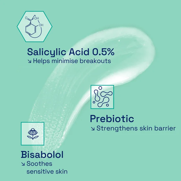 Cetaphil Gentle Clear Mattifying Blemish Face Cream With Salicylic Acid For Sensitive Skin 89ml