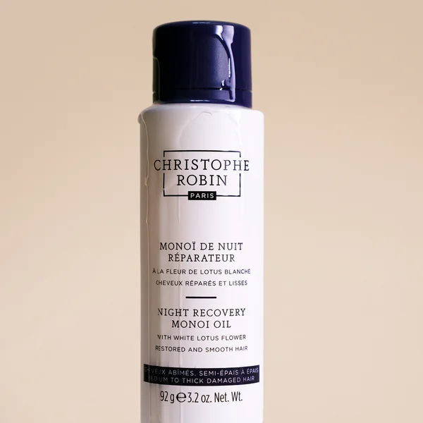 Christophe Robin Night Recovery Monoï Oil With White Lotus Flower 92ml