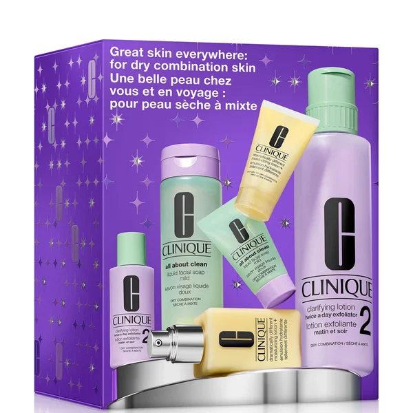 Clinique Great Skin Everywhere Set: For Dry Combination Skin (Worth £140)