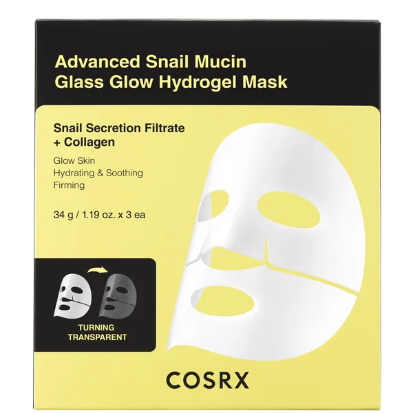 COSRX Advanced Snail Mucin Glass Glow Hydrogel Mask 3 sheets