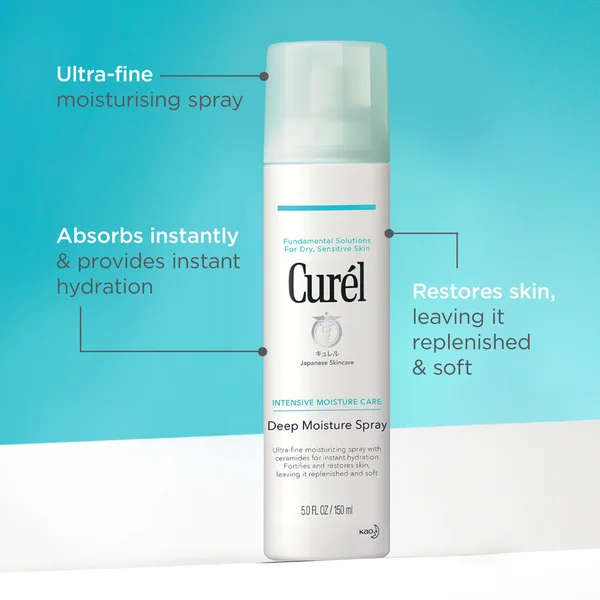 Curél Deep Moisture Spray For Dry Sensitive Skin 150ml