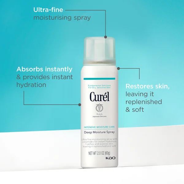 Curél Deep Moisture Spray For Dry Sensitive Skin 57ml