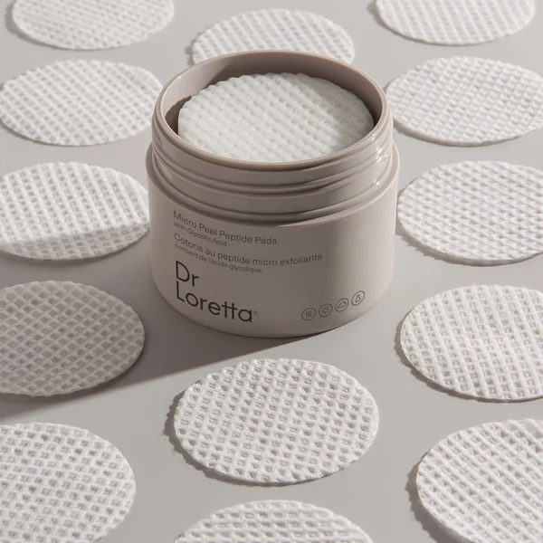 Dr. Loretta Micro Peel Peptide Pads With Glycolic Acid 60 Pads
