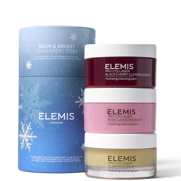 Elemis Balm & Bright Cleansing Trio (Worth £93 Saving 30%)