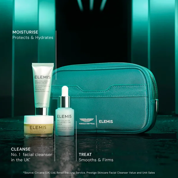 ELEMIS X Aston Martin Aramco Formula One ™ Team Iconic Discovery Skincare Collection (Worth £122)
