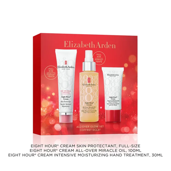 Elizabeth Arden EIGHT HOUR CREAM Find The Glow 3-Piece Gift Set (Worth £76.60)