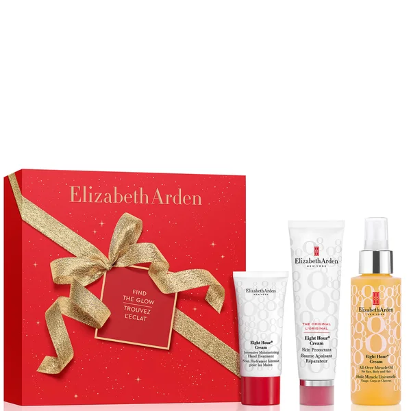 Elizabeth Arden EIGHT HOUR CREAM Find the Glow 3-Piece Gift Set (Worth £76.60)