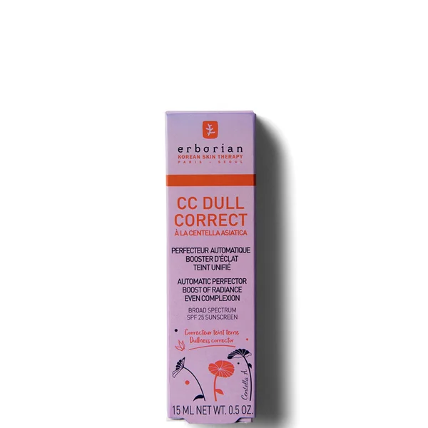 Erborian CC Dull Correct - Colour Correcting Anti-Dull Cream With Brightening Effect SPF25 Travel Size 15ml