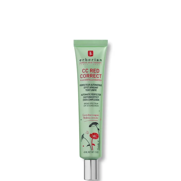 Erborian CC Red Correct - Colour Correcting Anti-Redness Cream With Soothing Effect SPF25 45ml