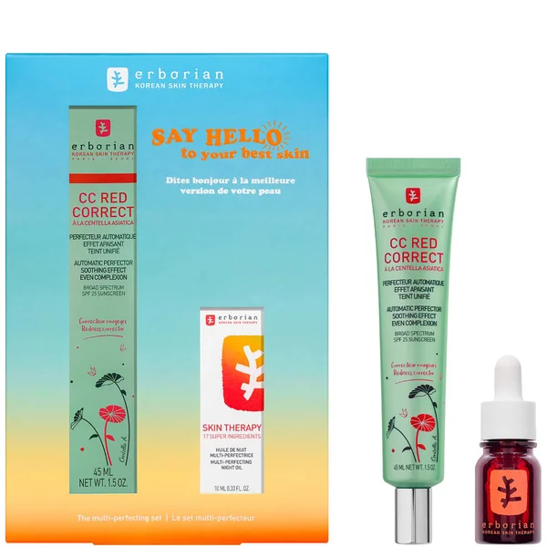 Erborian Exclusive Redness Rescue Kit (Worth £58)