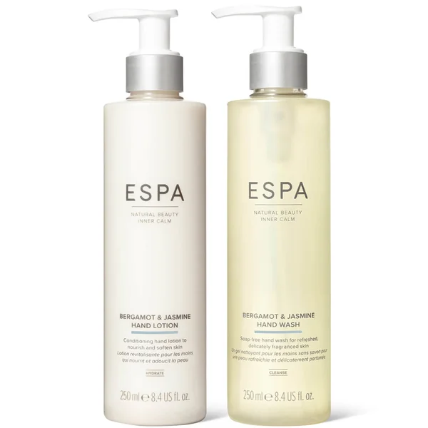 ESPA Bergamot and Jasmine Hand Care Collection