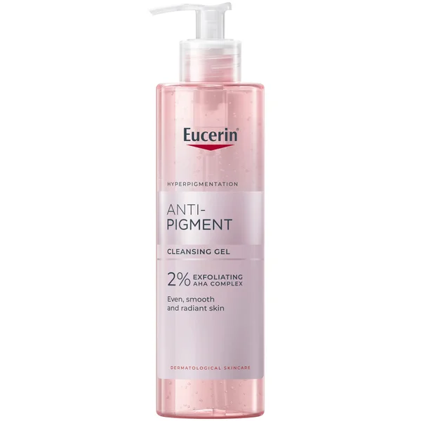 Eucerin Anti-Pigment Cleansing Gel 200ml & Dual Face Serum 30ml For Pigmentation And Dark Spots Bundle