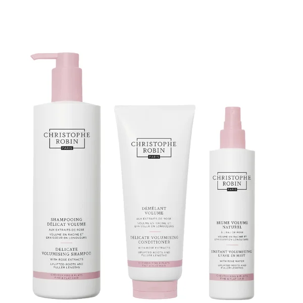 Exclusive Christophe Robin Volumising Regimen Bundle (Worth £99.00)