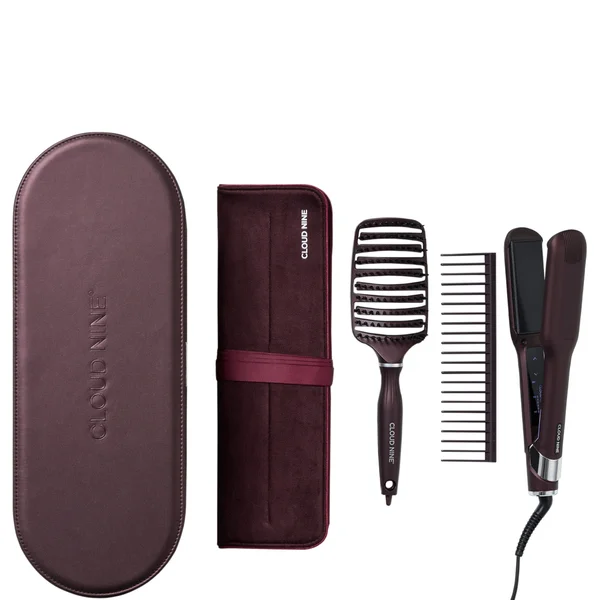 Exclusive CLOUD NINE The Dark Burgundy Wide Iron Lux