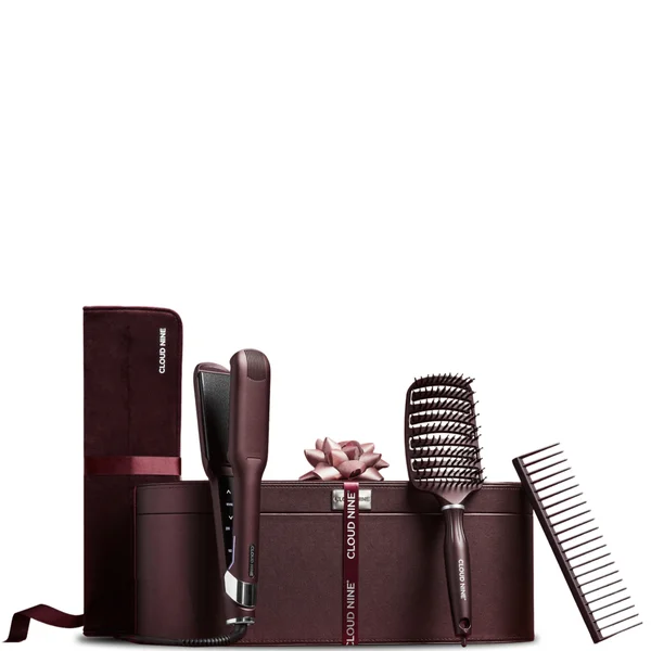 Exclusive CLOUD NINE The Dark Burgundy Wide Iron Lux