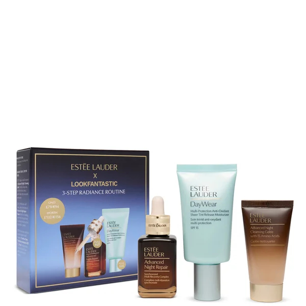 EXCLUSIVE Estée Lauder x Look Fantastic 3-Step Radiance Skincare Routine Set