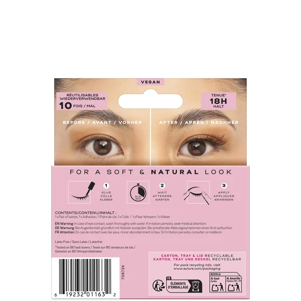 Eylure 3/4 Length No.001