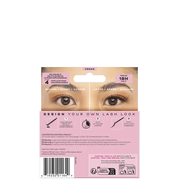 Eylure Brown/Blk Cluster- Brown/Black Naturals No.5