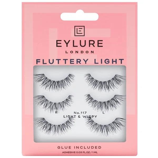 Eylure False Lashes - Fluttery Light No. 117 Multipack