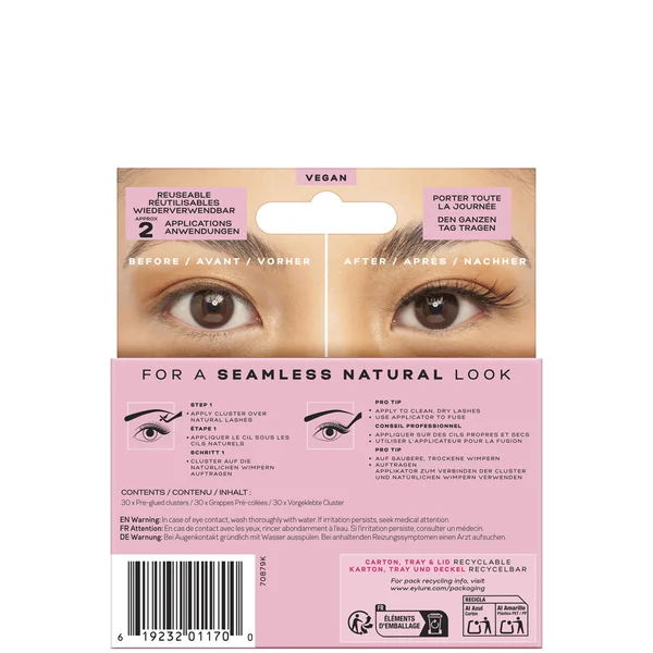 Eylure Pre-Glued Clusters Naturals