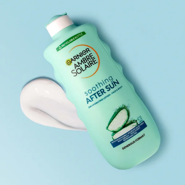 Garnier Ambre Solaire After Sun Lotion For Face & Body With Aloe Vera 175ml