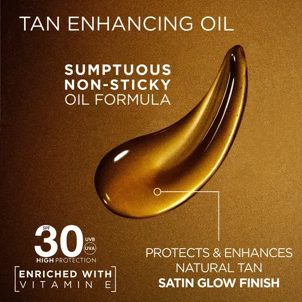 Garnier Ambre Solaire Ideal Bronze Protective Oil SPF15 & SPF30 With After Sun Tan Maintainer