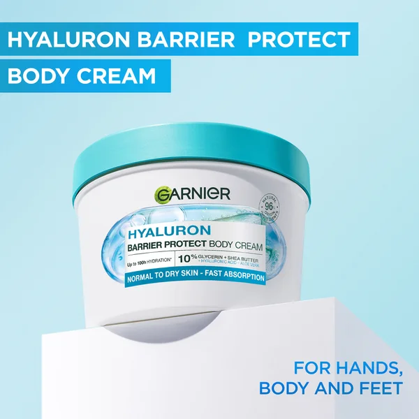 Garnier Hyaluron Barrier Protect Body Cream With Aloe Vera