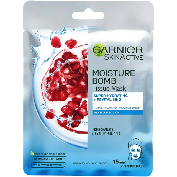 Garnier Moisture Bomb Pomegranate Hydrating Face Sheet Mask