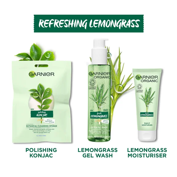 Garnier Organic Lemongrass Gel Wash 150ml