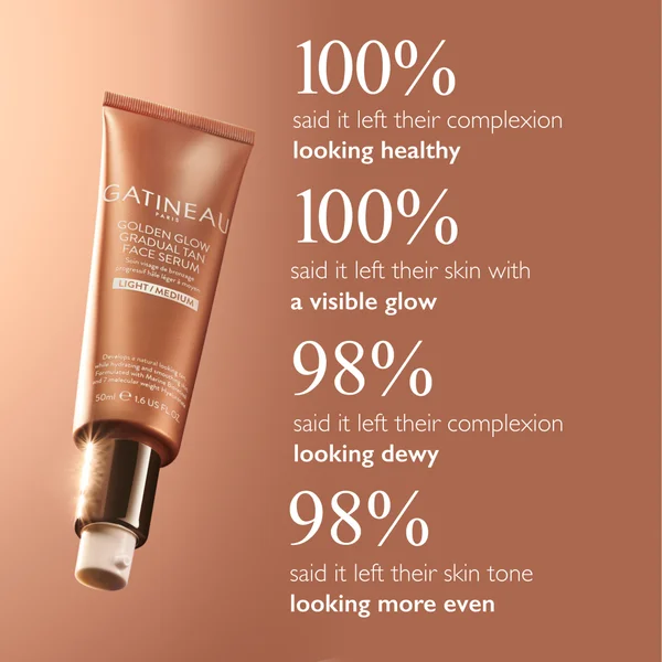 Gatineau Golden Glow Gradual Tan Face Serum 10ml - Medium/Dark