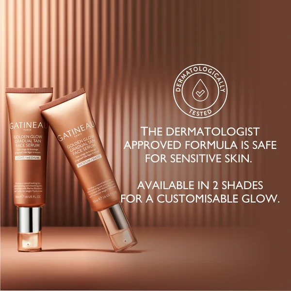 Gatineau Golden Glow Gradual Tan Face Serum 50ml - Light/Medium