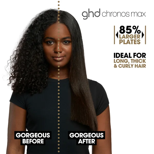 Ghd Chronos Max Wide Plate Hair Straightener White