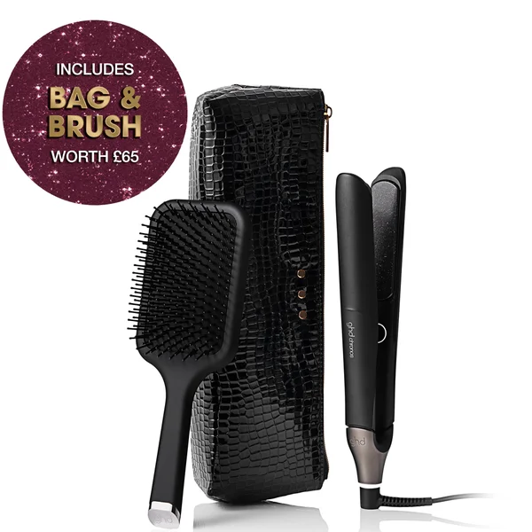 Ghd Chronos Styler Gift Set With Paddle Brush And Styler Bag