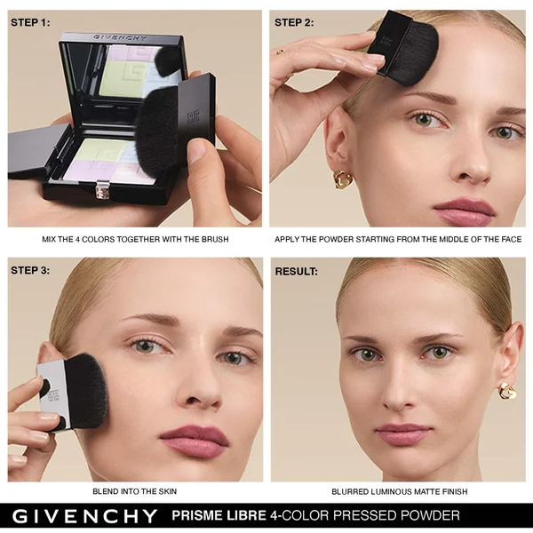 Givenchy Prisme Libre 4-Color Pressed Powder (Various Shades)