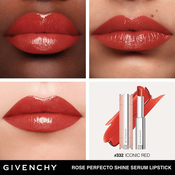 Givenchy Rose Perfecto Shine Serum Lipstick (Various Shades)