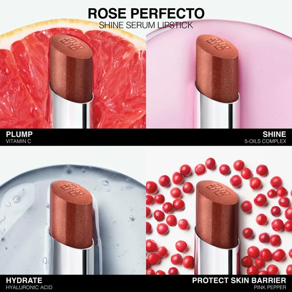 Givenchy Rose Perfecto Shine Serum Lipstick (Various Shades)