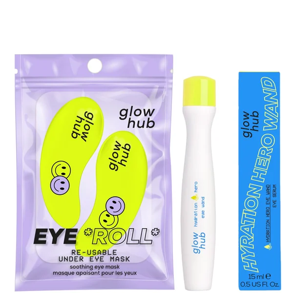 Glow Hub Hydration Hero Reusable Eye Mask Duo
